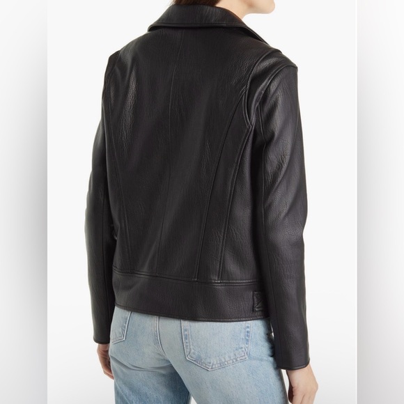 Blank NYC Faux Black Leather Moto Jacket - Picture 5 of 5